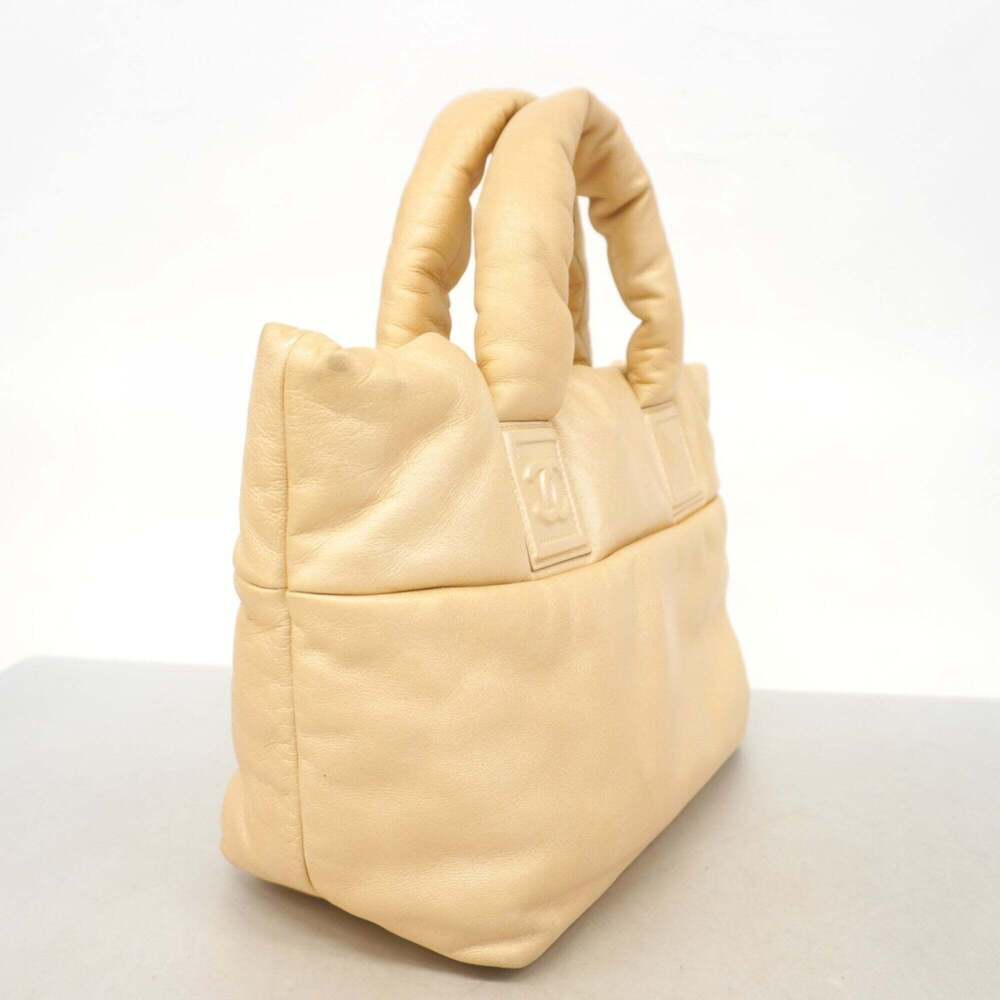 CHANEL Gold Leather Tote Bag - Picture 2 of 12